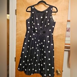 Polka Dot Sleeveless Dress